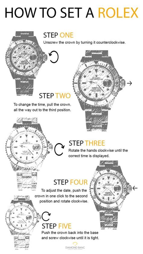 how to set a datejust rolex|Rolex setting date and time.